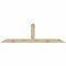 Ekena Millwork Portland Rough Sawn Timber Gable Bracket, Douglas Fir, 108"W x 31 1/2"H x 6"D x 6"F, 7/12 Pitch GBW108X31X0606POR00RDF - alternate 1
